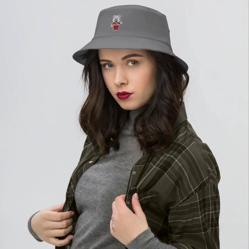 Rudy The Yolo Bear Old School Bucket Hat 2