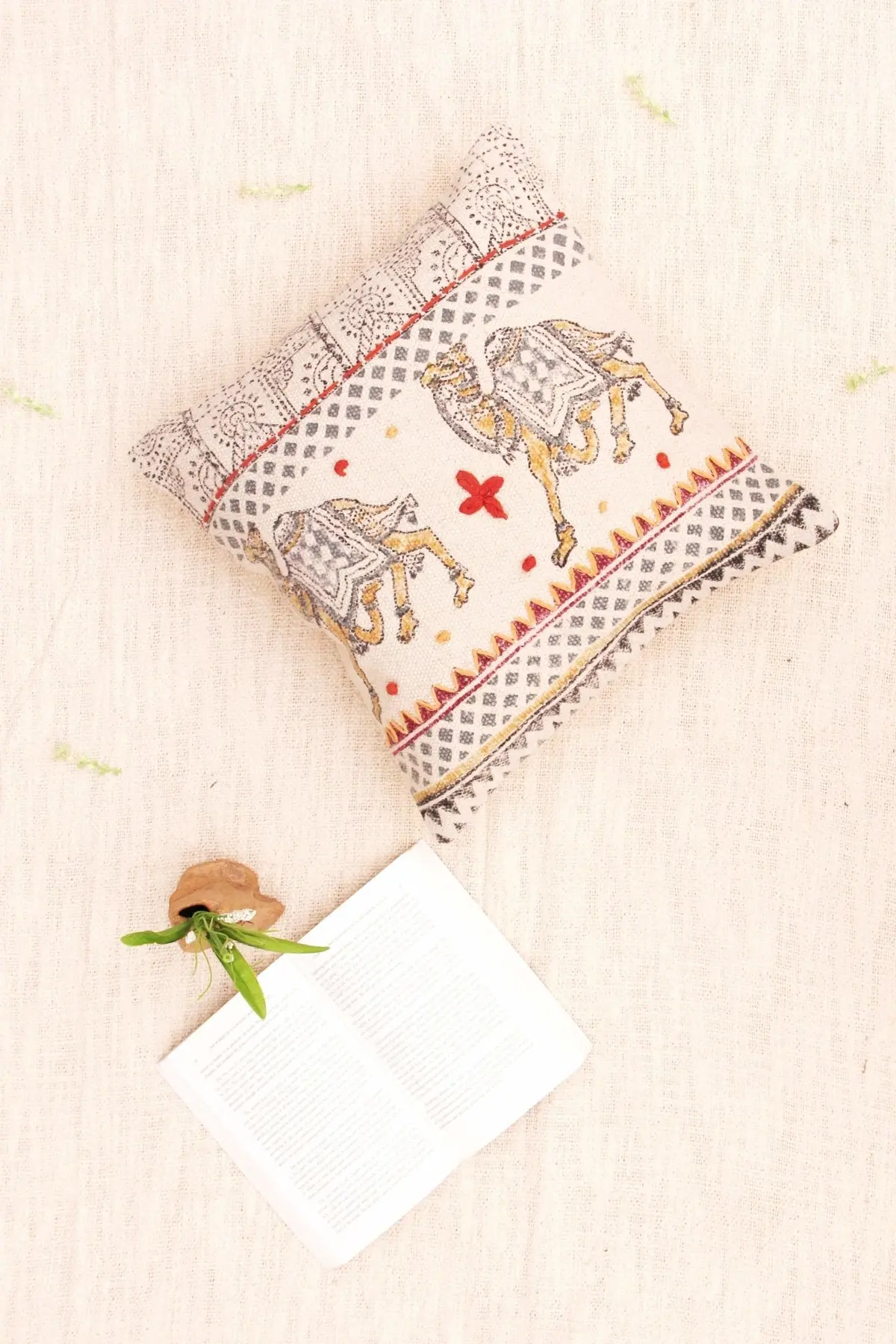 Camel - Square Cushion Cover 1