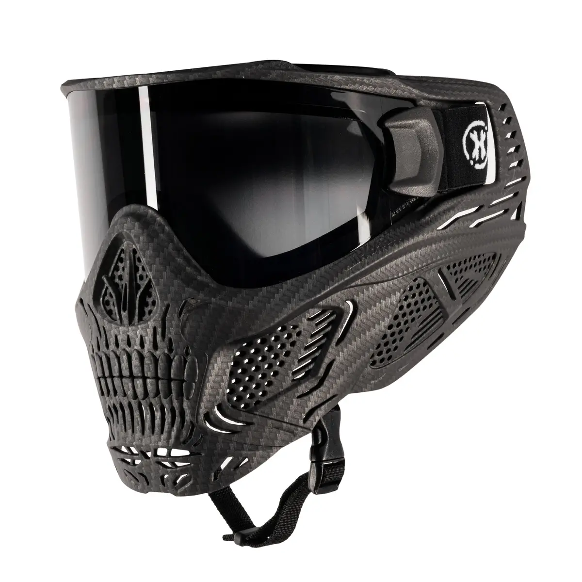 Hstl® Skull Goggle Carbon Fiber W/ Smoke Lens 1
