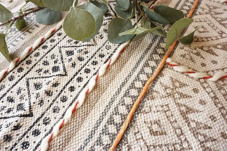 Castle - Block Printed Cotton Floor Rug Runner 2