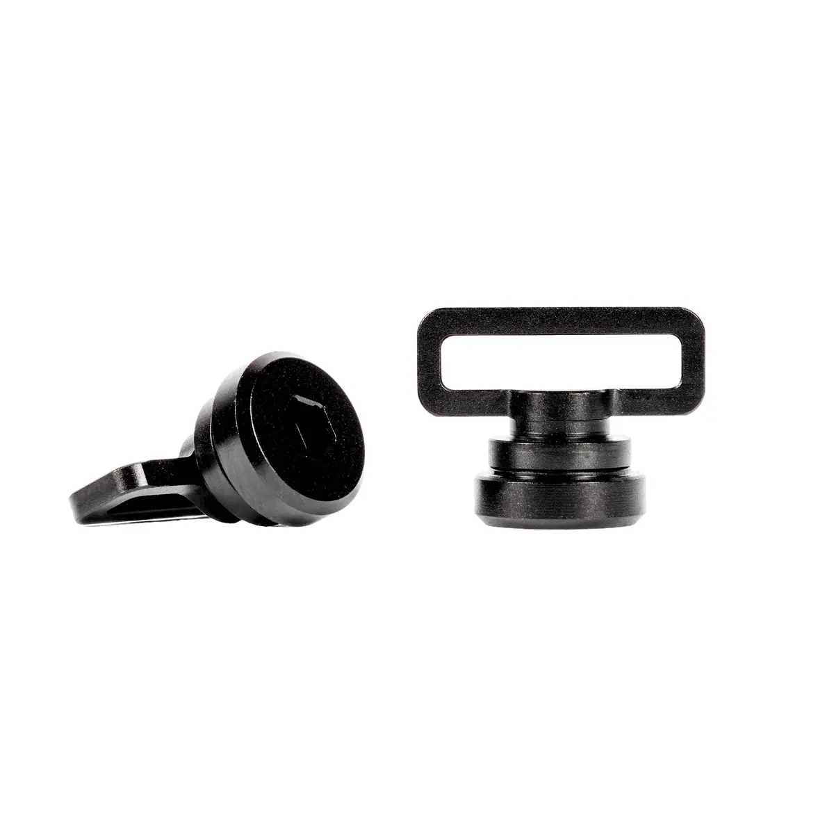 Aluminum Chin Strap Screw Set - Black 1