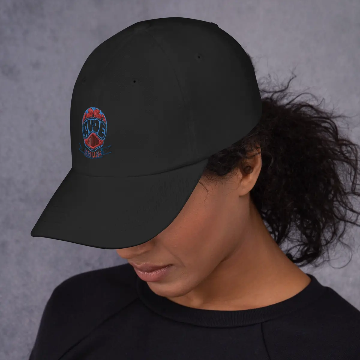 Retro Helmet Dad Hat 1