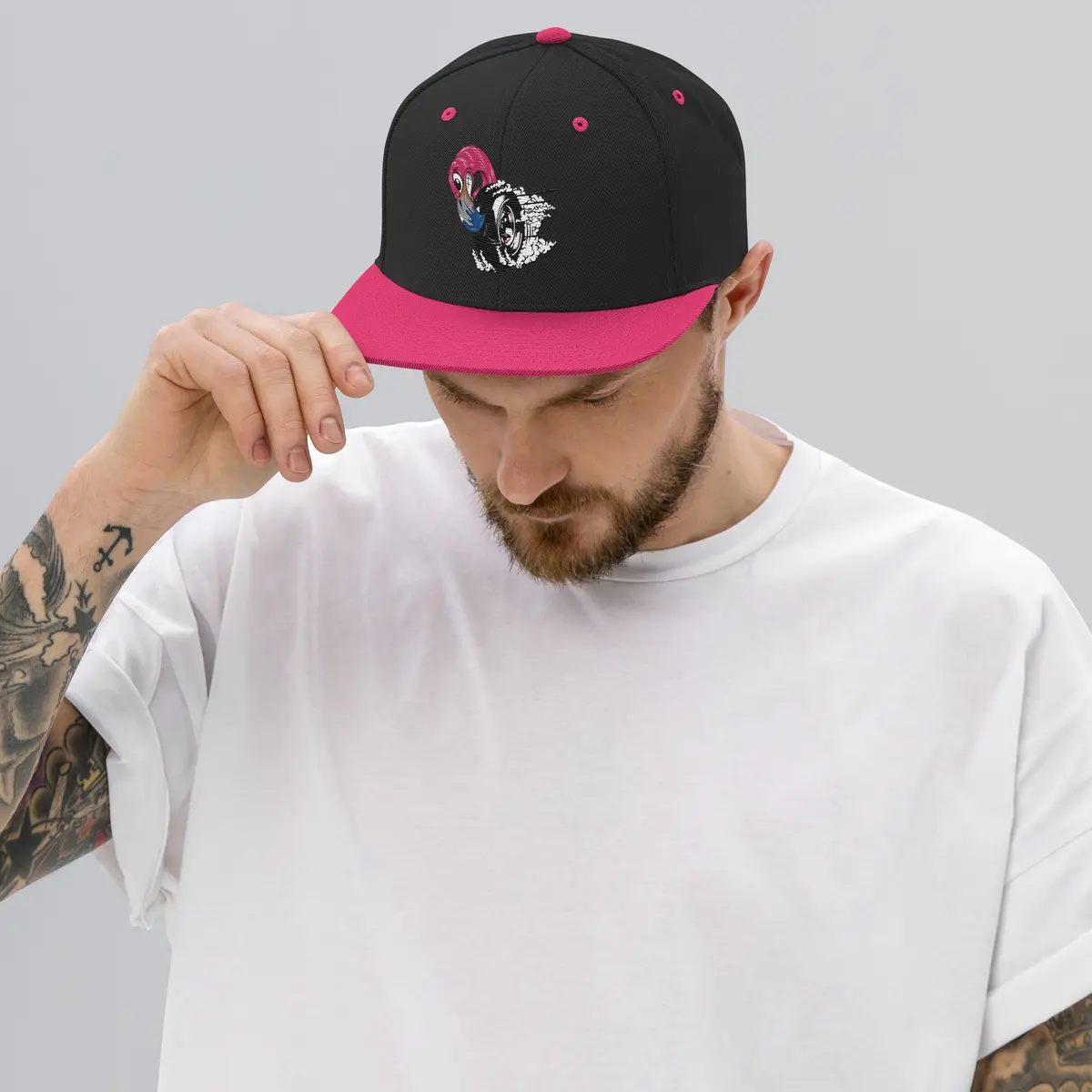 Fast Af Flamingo Snapback Hat 1