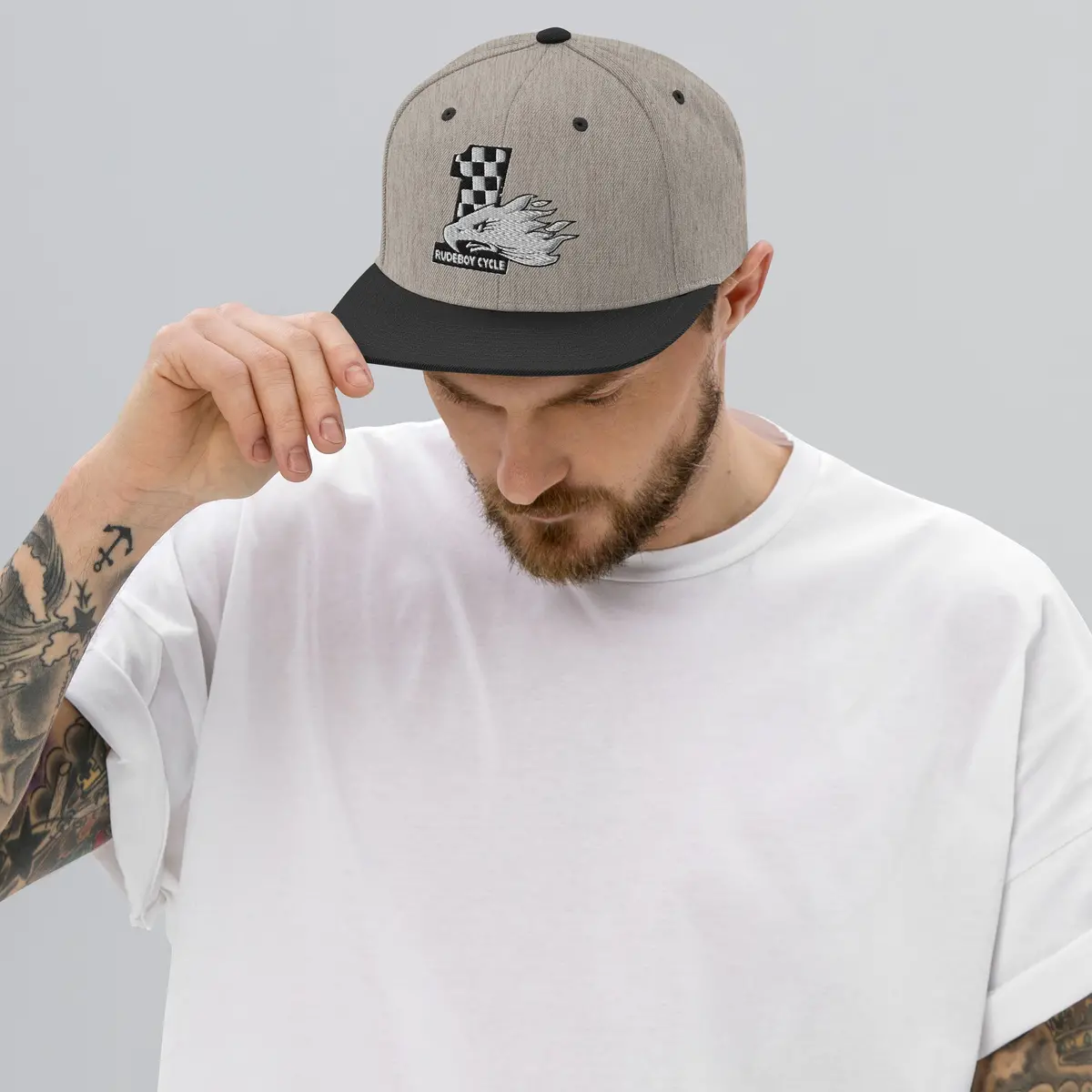 Screeching Seagull Snapback Hat 2
