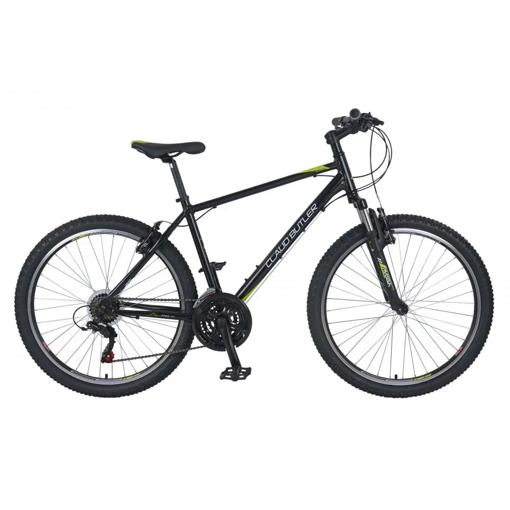 Claud Butler Edge Ht Mountain Bike, 20/26" Black/Green 1