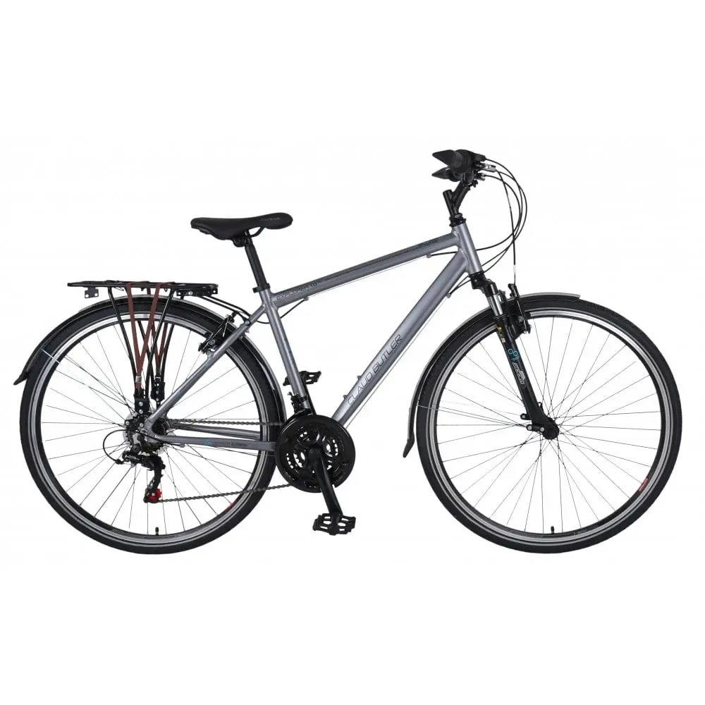 Claud Butler Explorer 1.0 Eq Hybrid Bike, 22" Silver 1