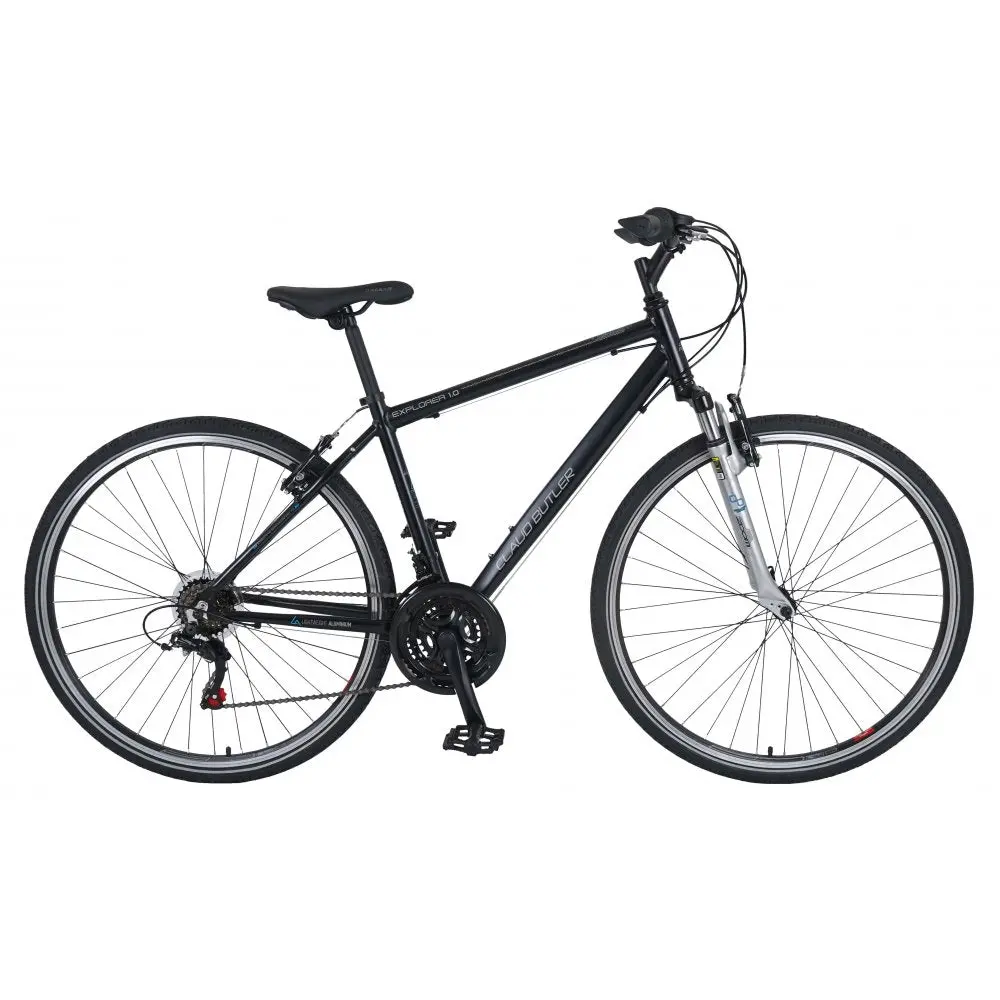 Claud Butler Explorer 1.0 Hybrid Bike, 20" Black 1