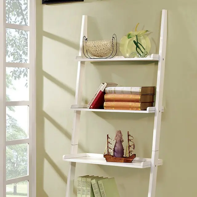 Sion White Ladder Shelf 1
