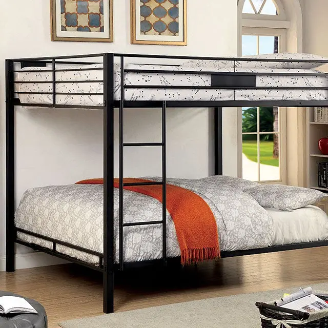 Claren Black Queen/Queen Bunk Bed 1