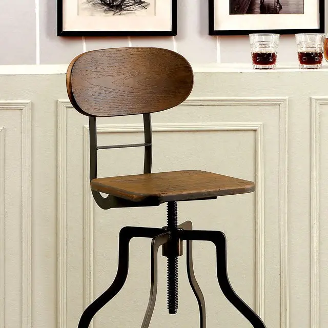 Leith Bar Stool Brown 1