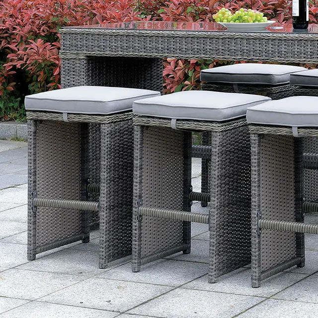Ismay Gray Bar Stool (6/Ctn) 1
