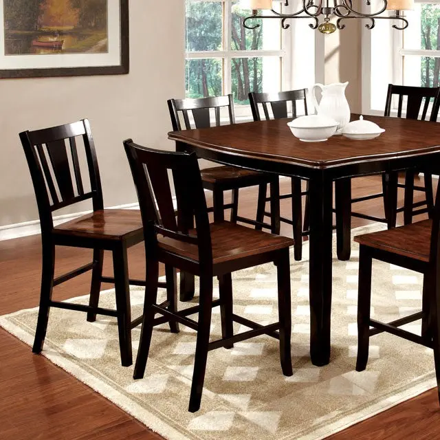 Dover Ii Black/Cherry Counter Ht. Table W/ 16" Leaf 1