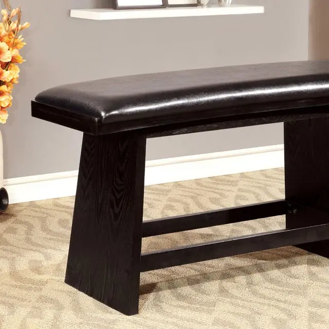 Hurley Black Counter Ht. Bench 1