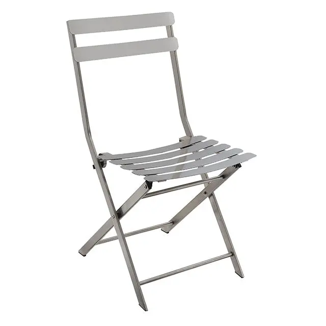 Lilah Stainless Folding Chair (2/Ctn) 1