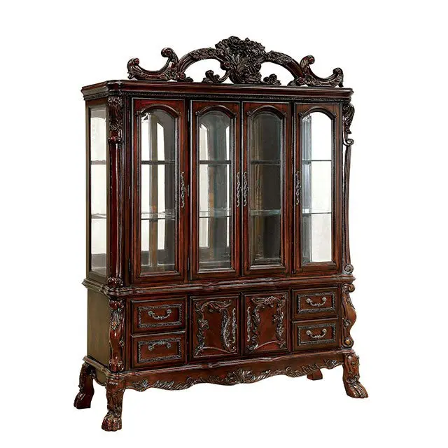 Medieve Cherry Hutch & Buffet, Cherry 1