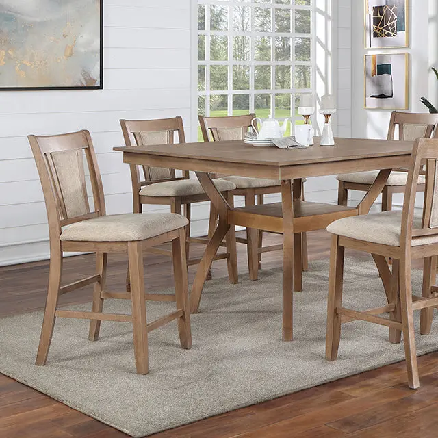 Upminster 7 Pc Counter Ht Table Set 1