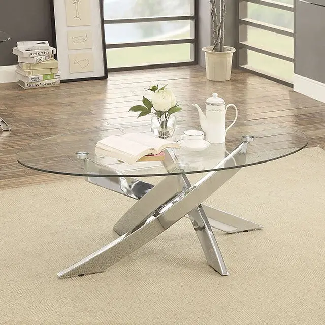 Laila Chrome Coffee Table 1