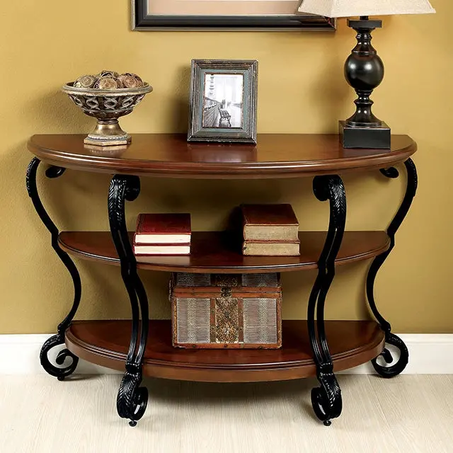 May Brown Cherry Sofa Table 1
