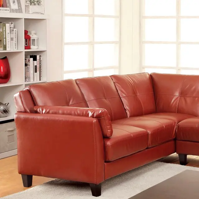 Peever Mahogany Red Sectional, Mahogany Red (K/D) 1