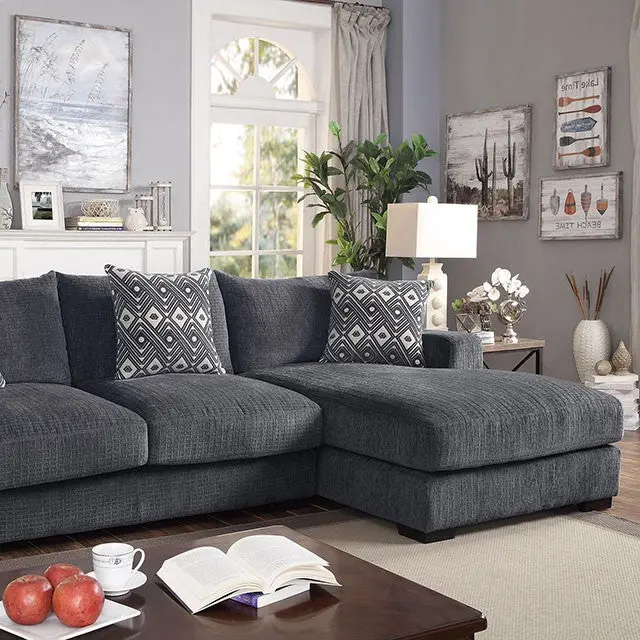 Kaylee L-Sectional W/ Right Chaise 1