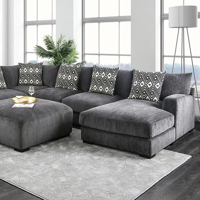 Kaylee U-Sectional W/ Right Chaise 1
