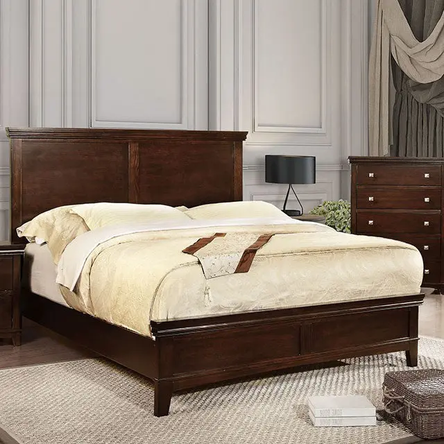 Spruce Full & Queen Bed Chrome & Expressso 1