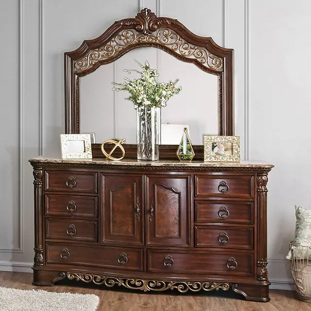 Menodora Brown Cherry Dresser 1