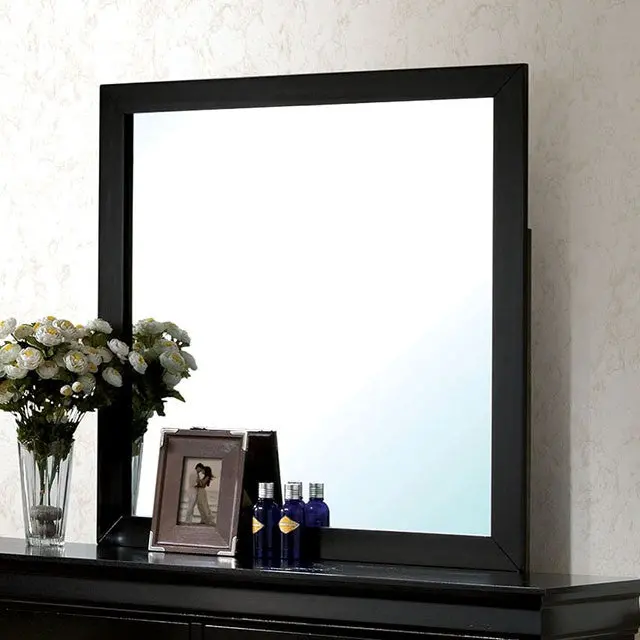 Louis Philippe Mirror Black 1