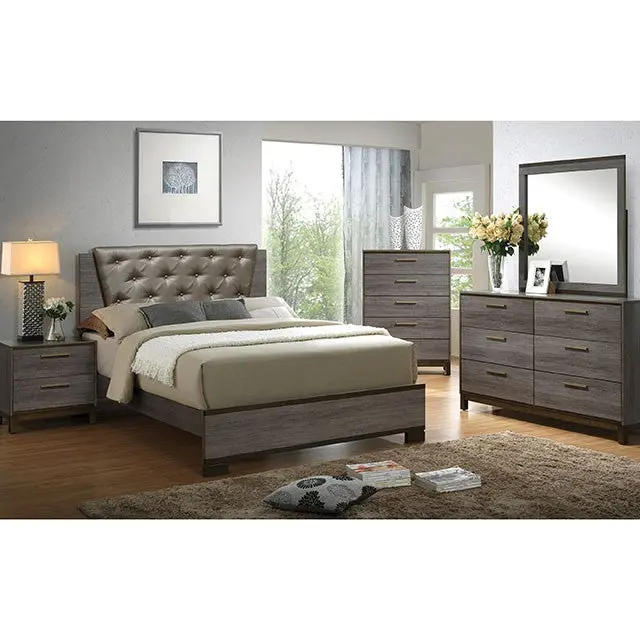 Manvel Two-Tone Antique Gray Night Stand 2