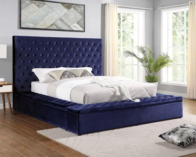 Davida Queen Bed Blue 2