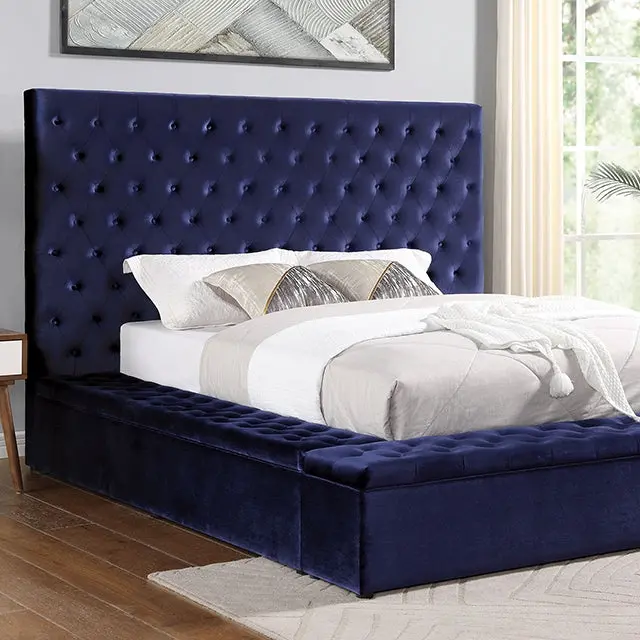 Davida Queen Bed Blue 1