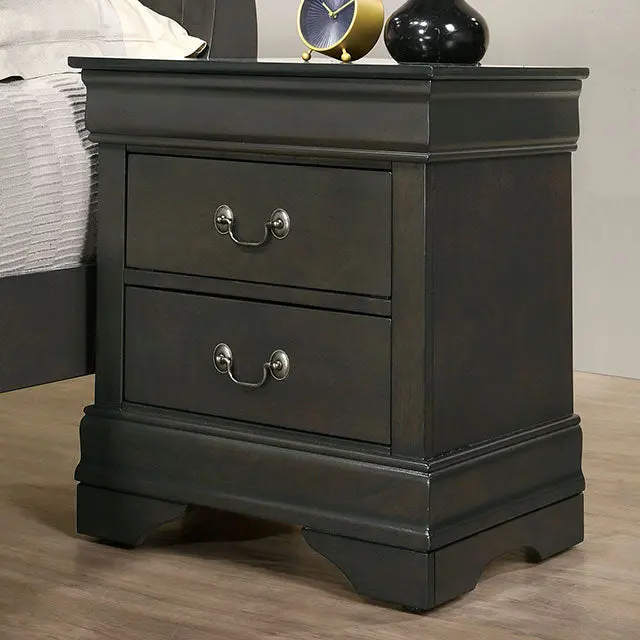 Louis Philippe Night Stand Gray 1