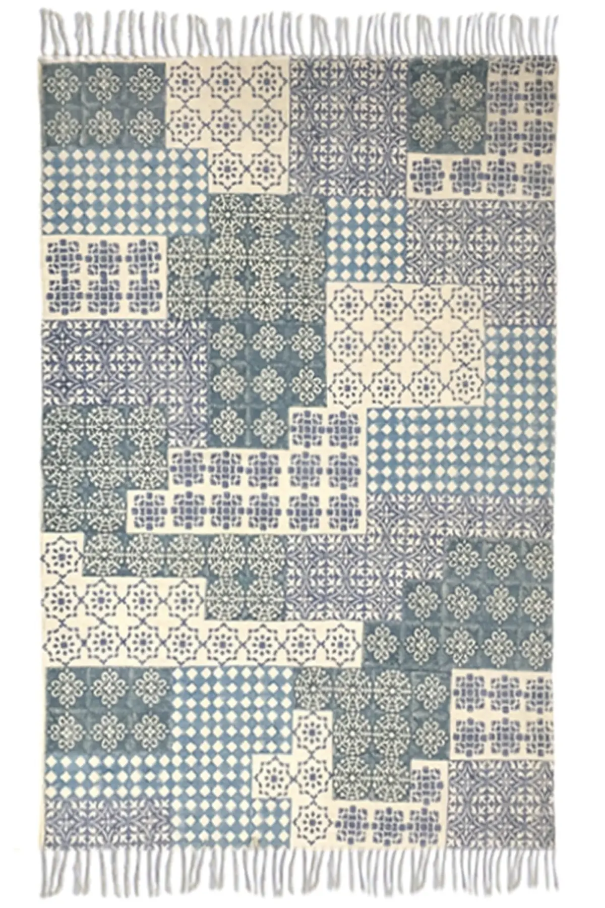 Code - Block Printed Rug 1
