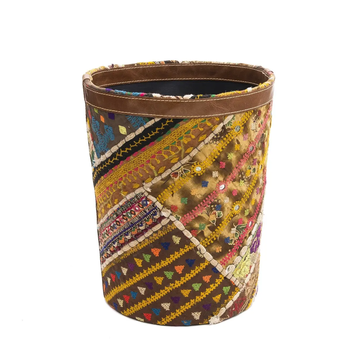 Daffodil - Multicolour Patchwork Bin 1