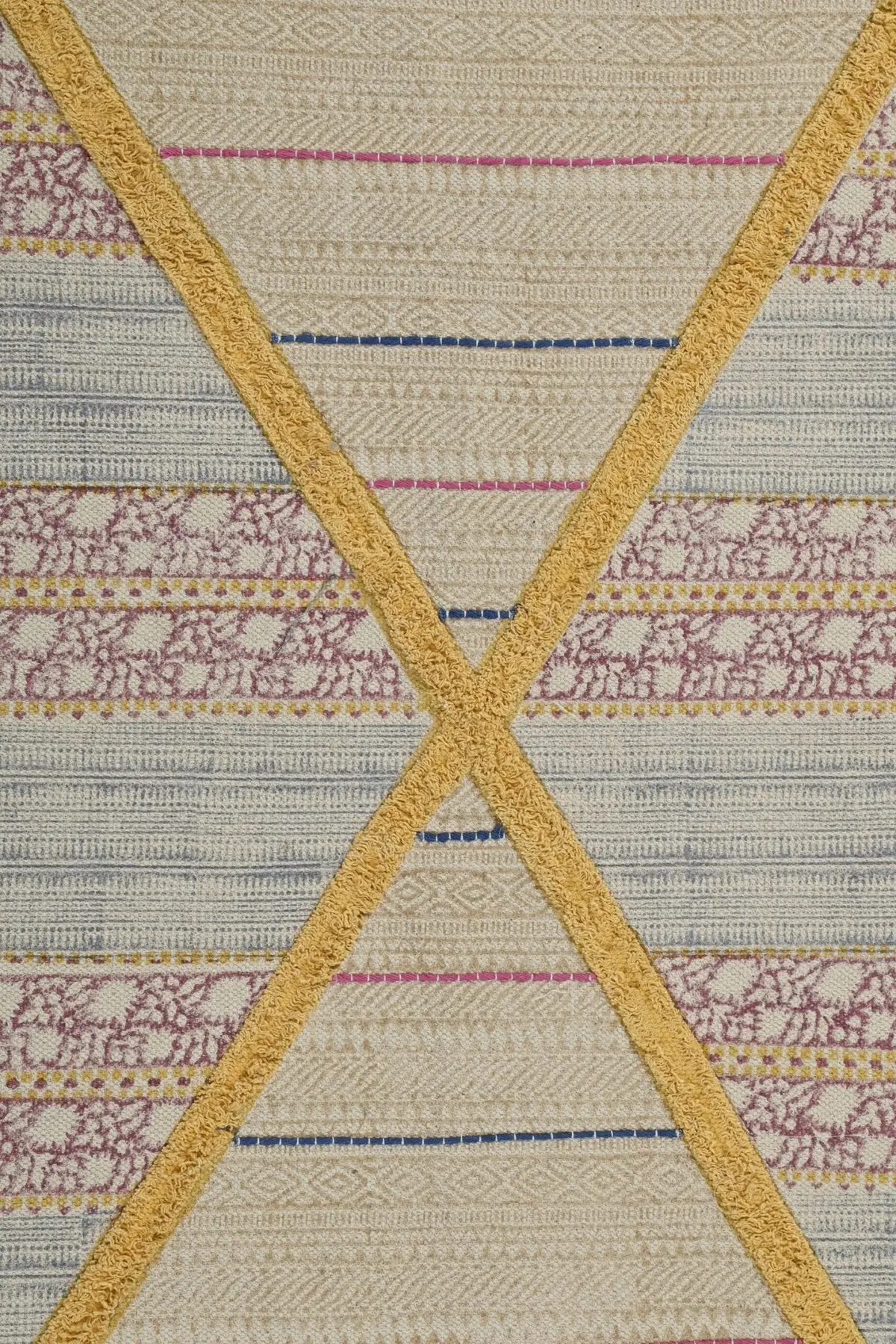 Datura - Block Printed Rug 5