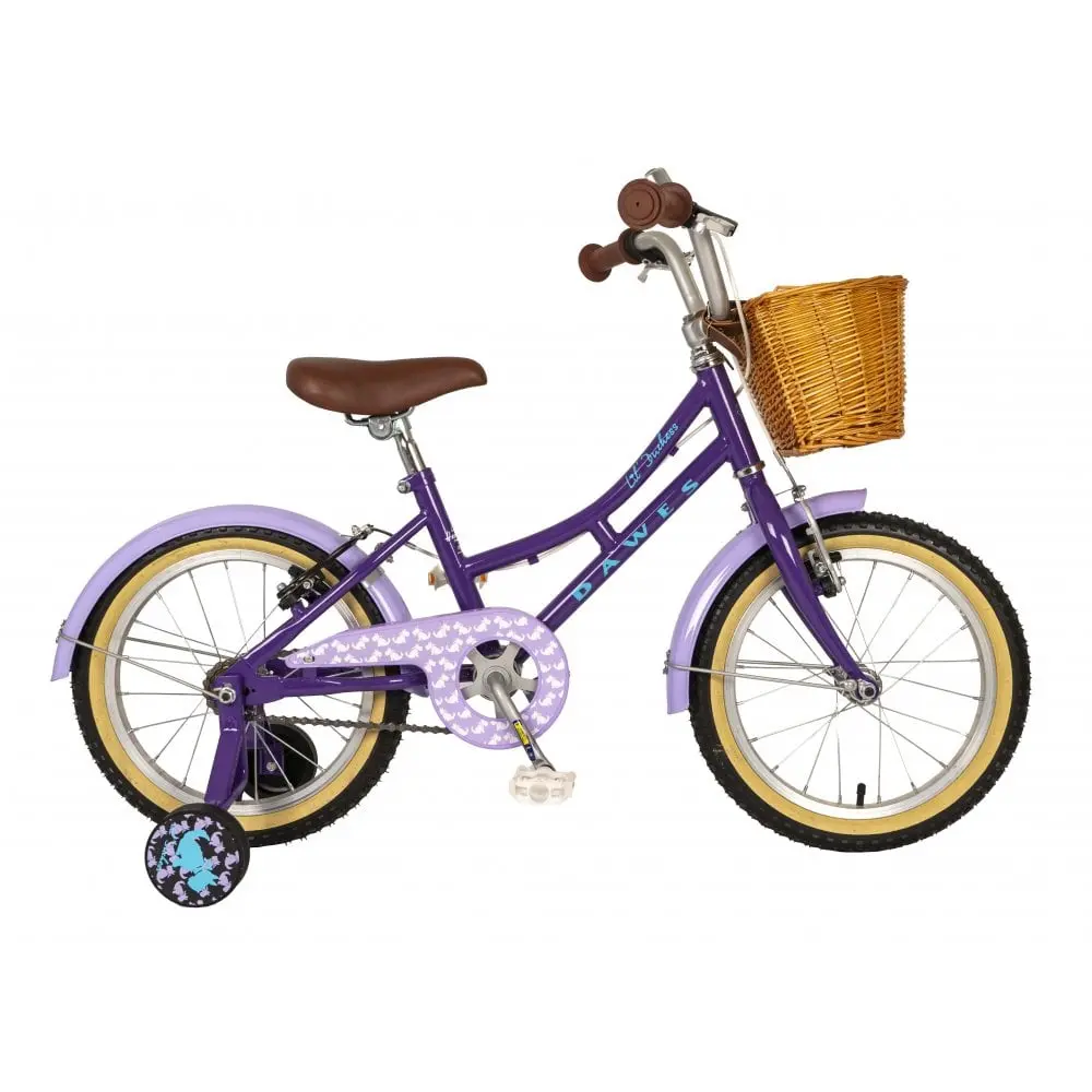 Dawes 16" Lil Duchess Kids Heritage Bike, Purple 1