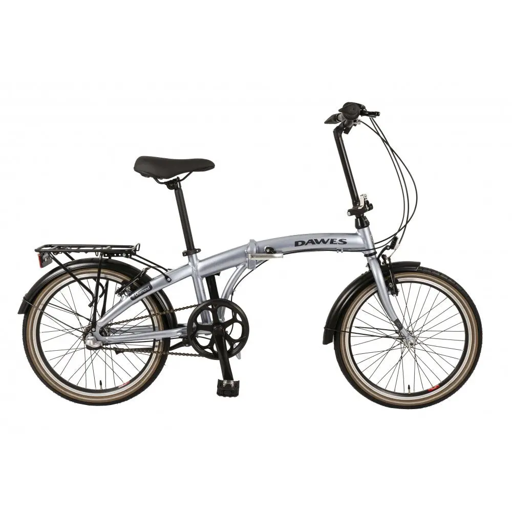 Dawes Diamond Folding Bike, 20" Silver 1