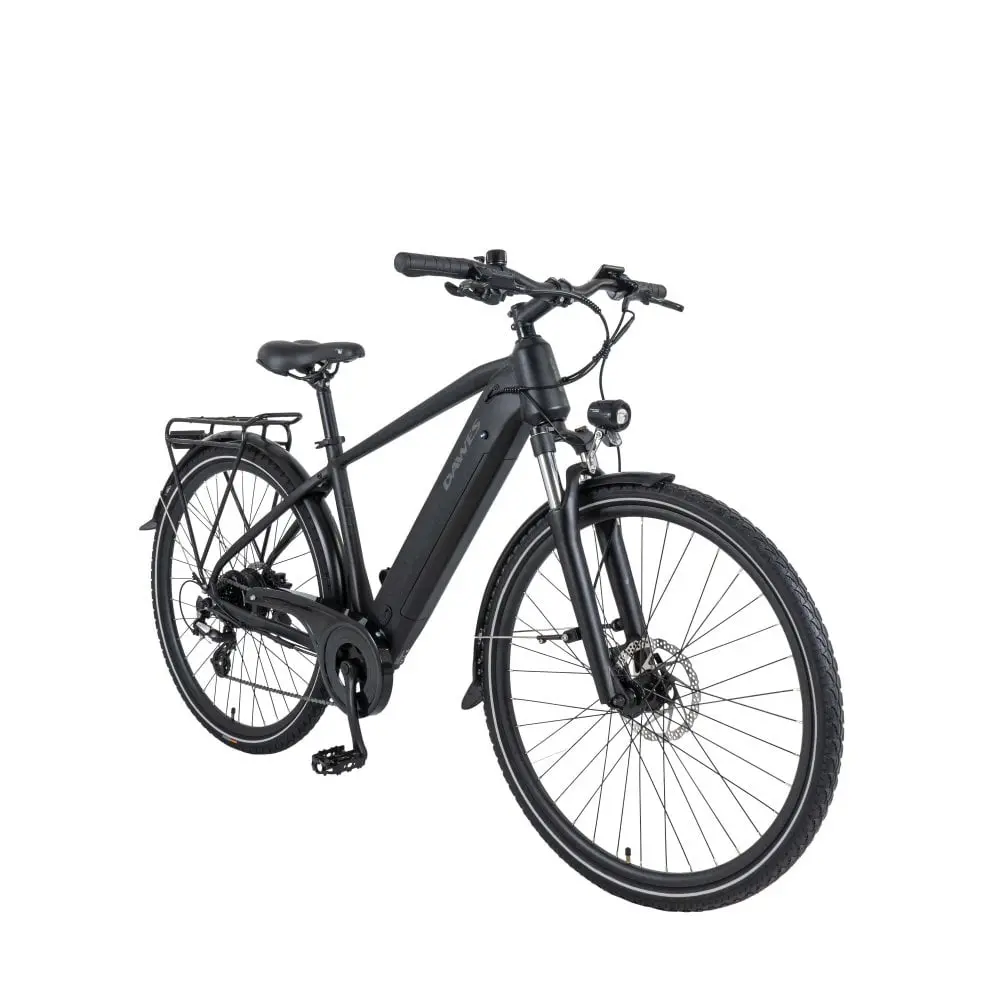 Dawes Spire Crossbar 1.0 Electric Hybrid Bike, Black, Medium 2