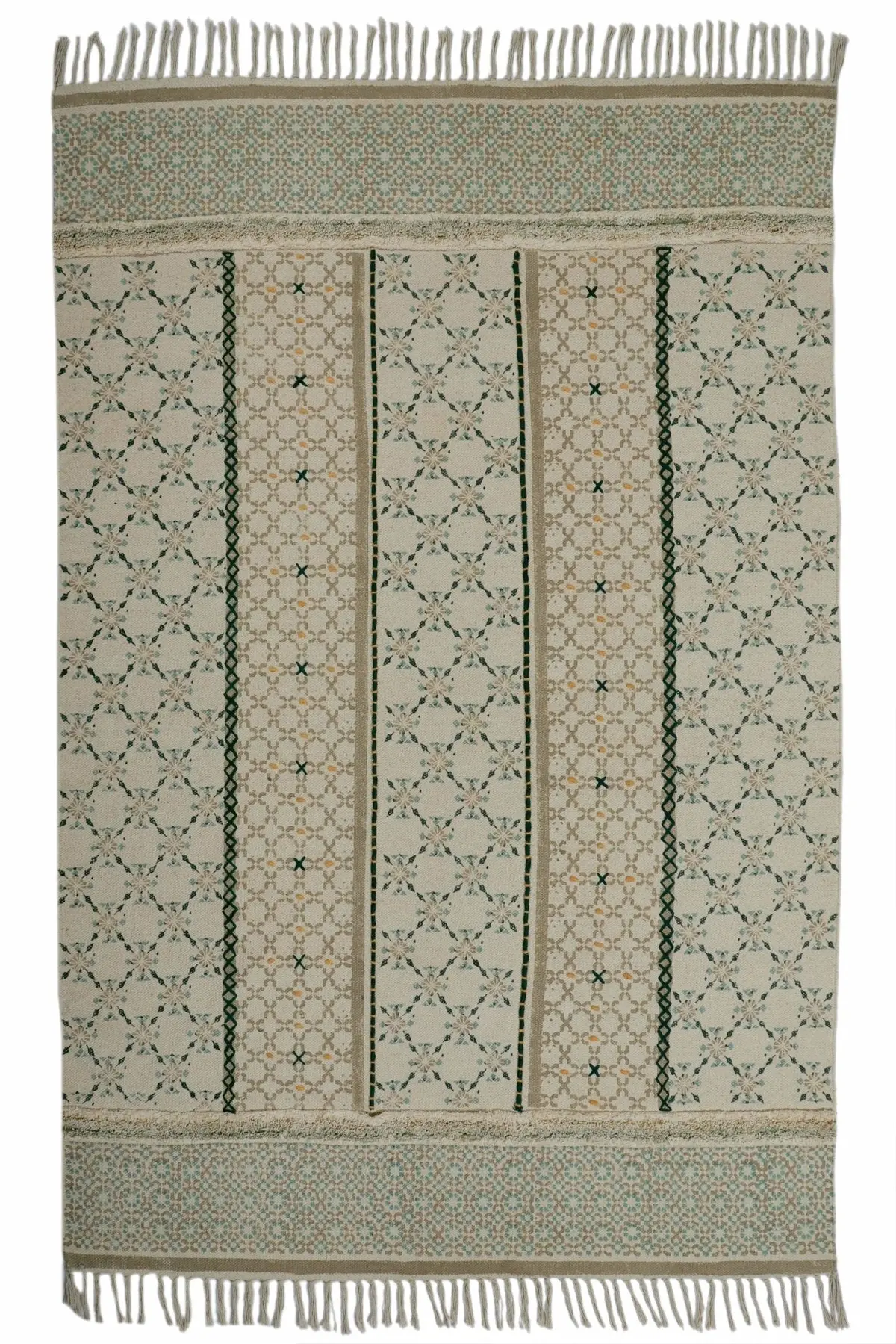 Deori - Block Printed Rug 1