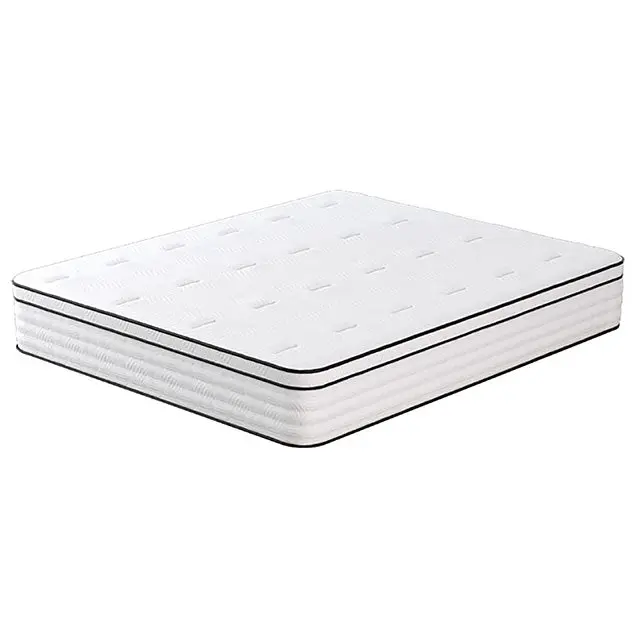 Salvia 12" Queen Hybrid Pocket Coil Mattress 1