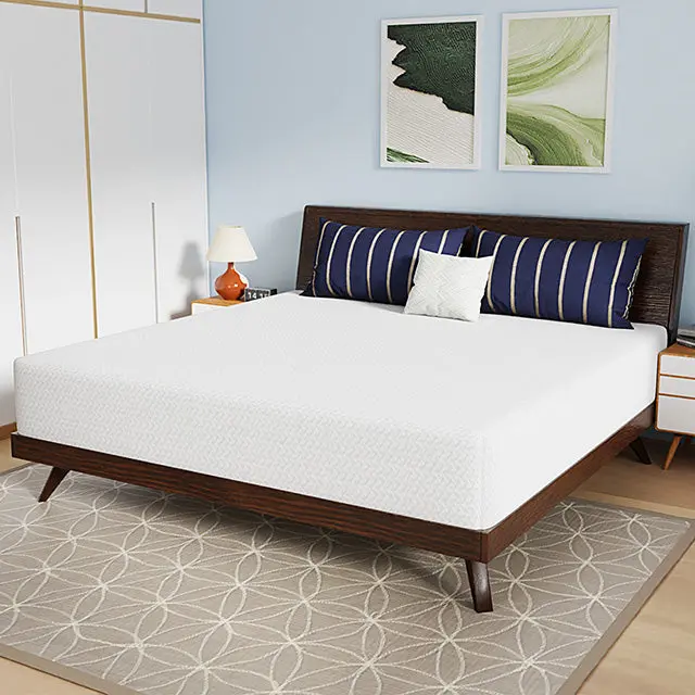 Nasturtium 12" E.King Bamboo Charcoal Infused Memory Foam 1