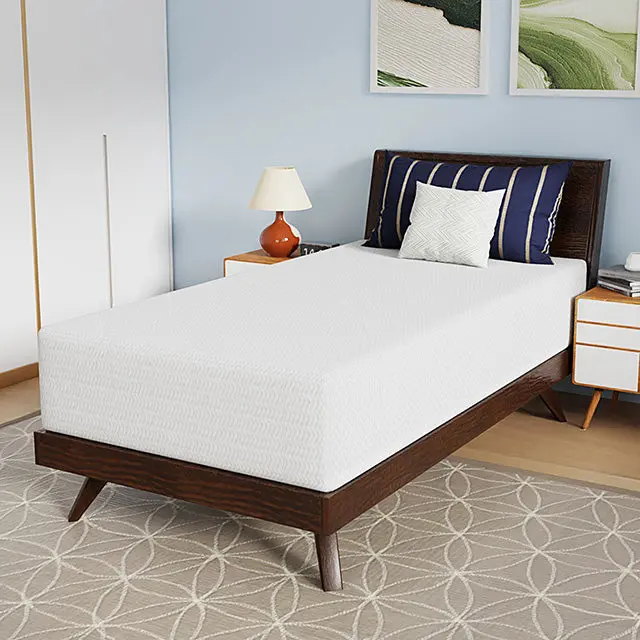 Nasturtium 12" Twin Bamboo Charcoal Infused Memory Foam 1