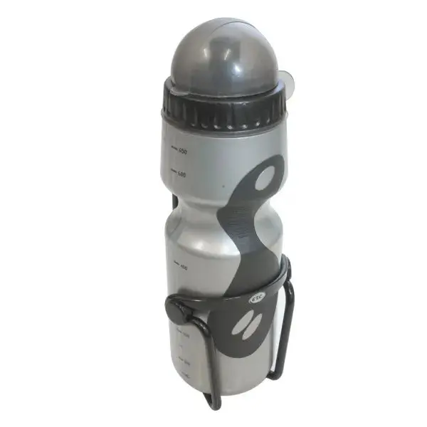 Etc Bottle & Cage Alloycolour Silver/Black, Size 650Ml 1