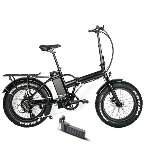 Eunorau 500W 20'' E-Fat-Mn Foldable Step-Over Fat Tire Electric Bike 1