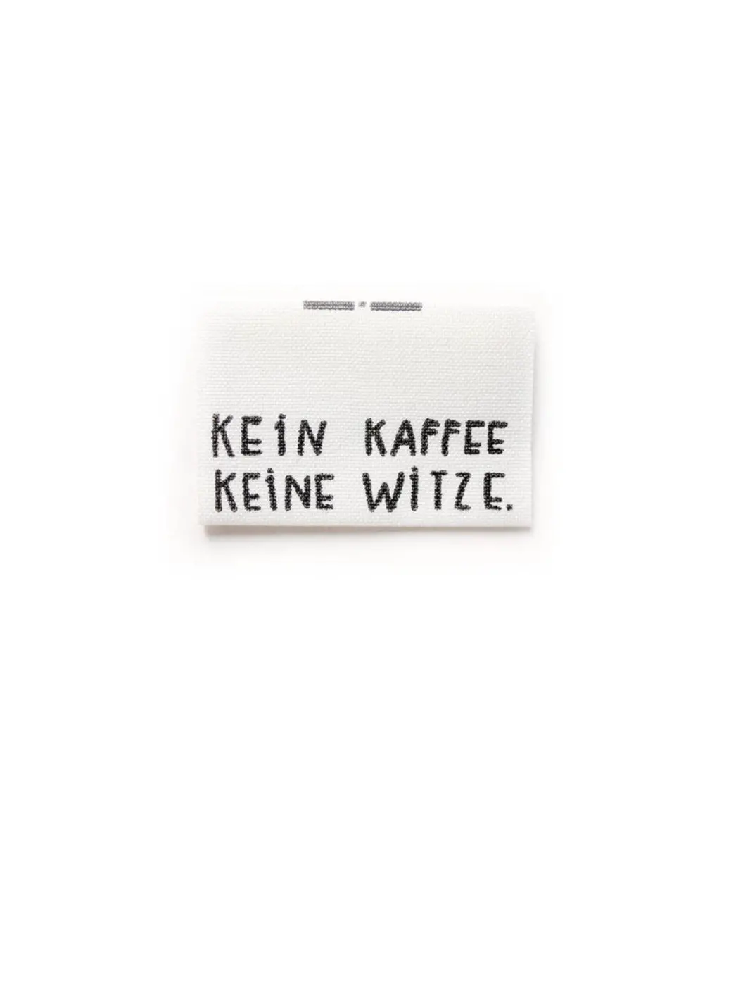 Etikett Kein Kaffee Keine Witze |3Er Set Biobaumwolle 1