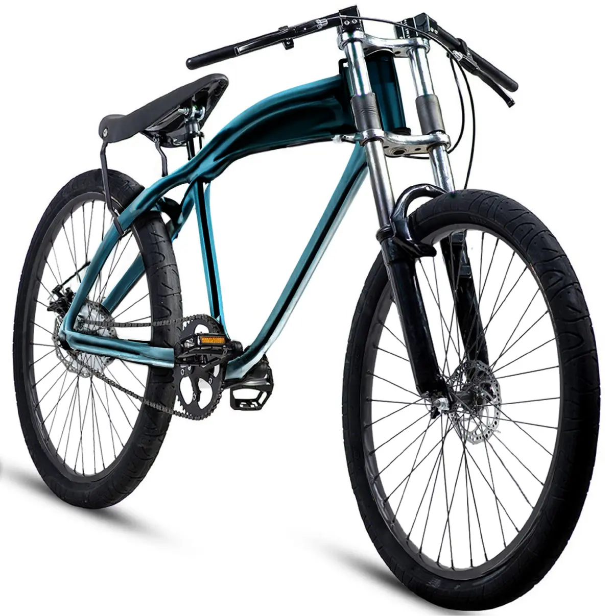Bbr Tuning F-Zero Motor-Ready Motorized Bicycle - Midnight Blue 1
