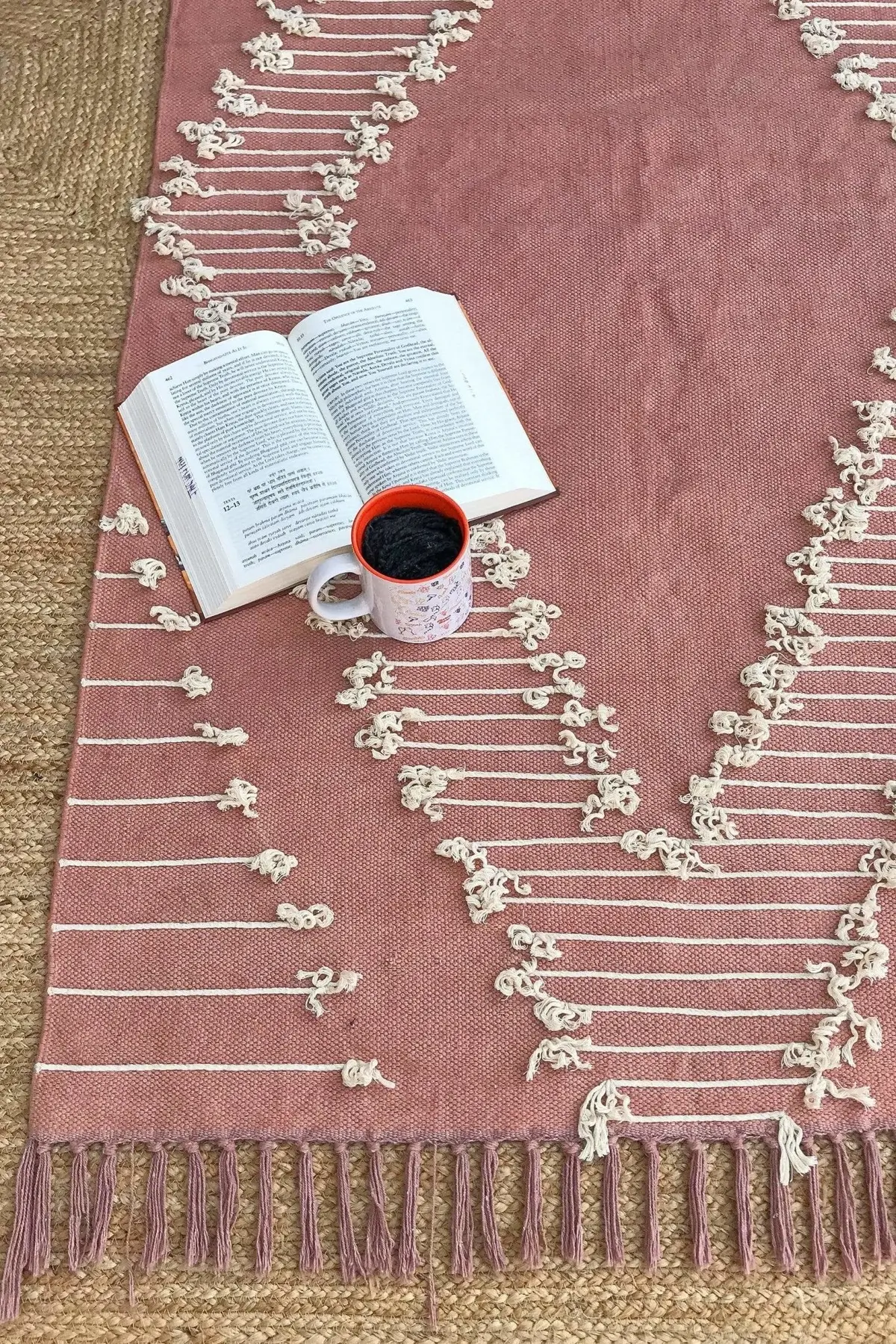 Fairmont - Overdyed Hand Embroidered Rug 1