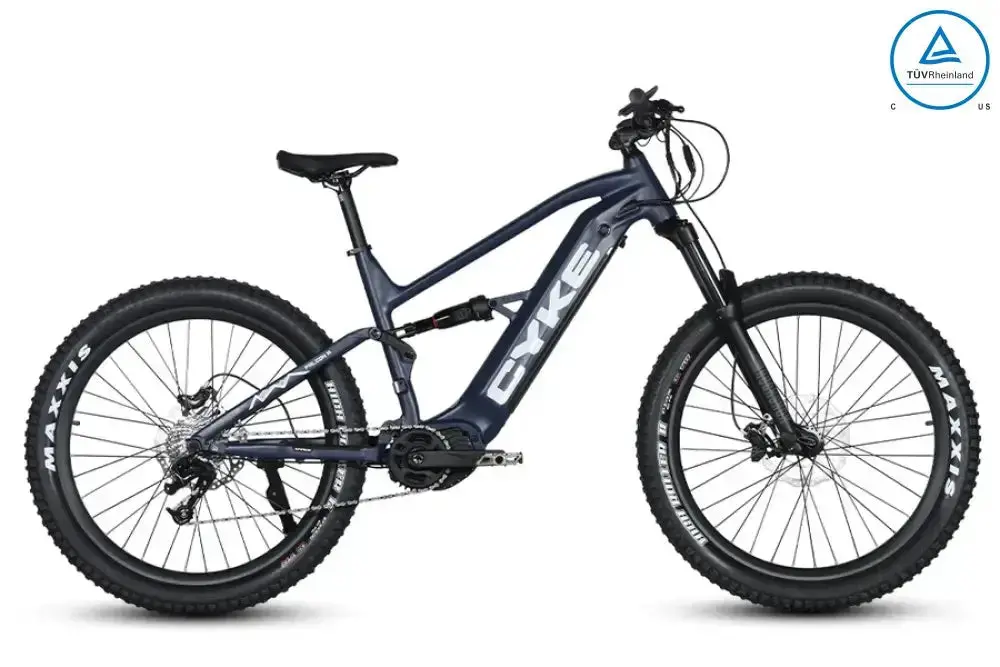 E-Joe 500W Falcon A Full Suspension Mid-Step Electric Bike 1