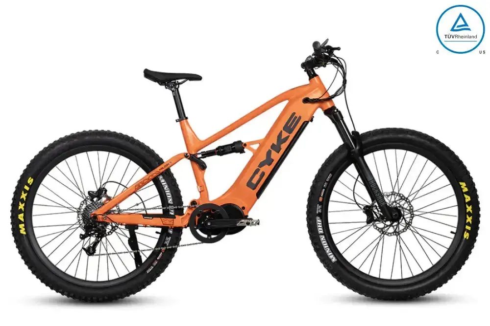 E-Joe 1000W Falcon S Full Suspension Mid-Step Electric Bike 3