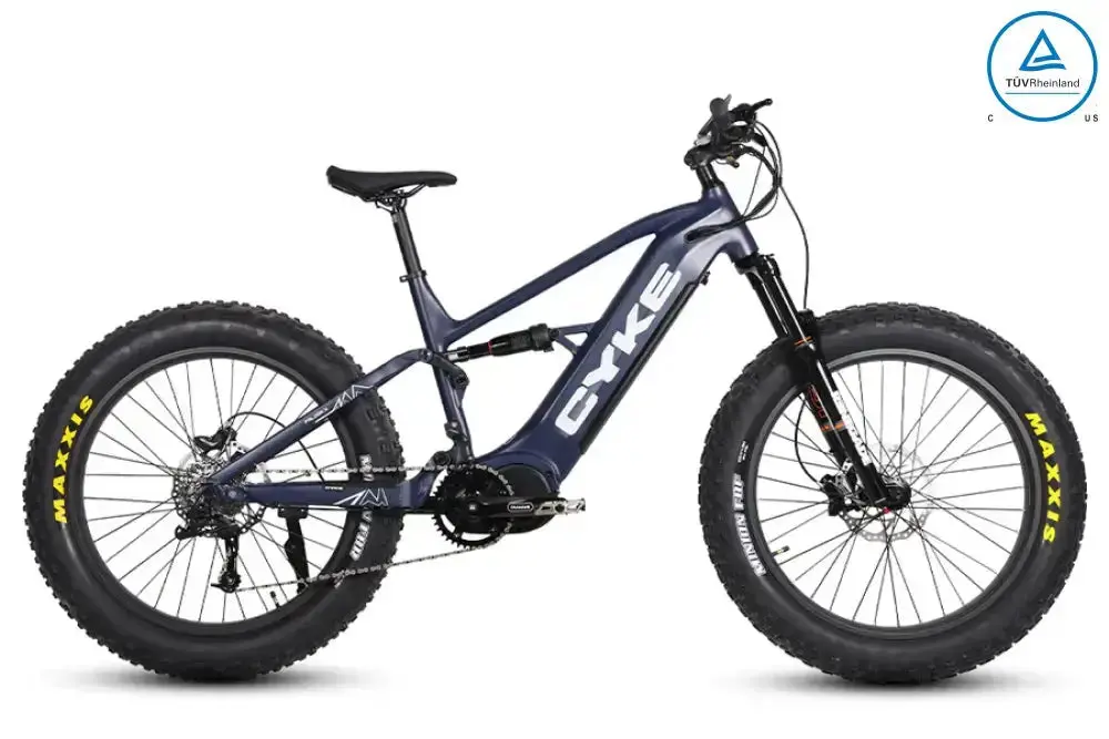 E-Joe 1000W Falcon X Full Suspension Mid-Step Electric Bike 1